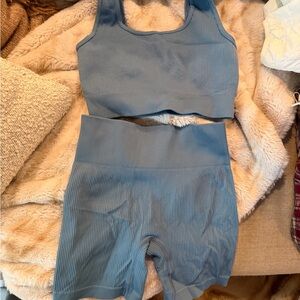 Sports Bra and Shorts Set